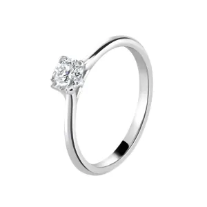 0.38ct Round Brilliant Cut Diamond Solitaire Platinum Ring