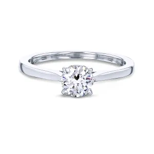 1/2ct Round Forever One Moissanite Solitaire Ring