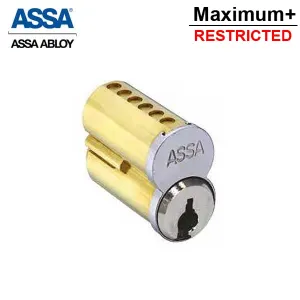 ASSA - Maximum  Restricted - Small-Format IC Core Cylinder - SFIC - 6 Pins