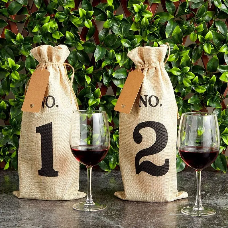 Blind Wine Tasting Kit with Numbers 1-10 and Tags (6.25 x 14 In, 10 Pack)