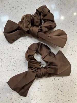 Bow Scrunchies Satin