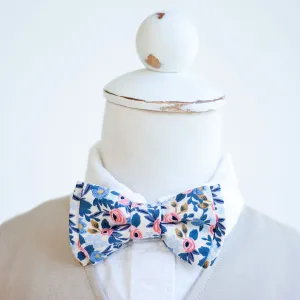 Boy's Bow Tie / Rosa In Periwinkle