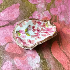 Cherry Blossom Oyster Shell Dish