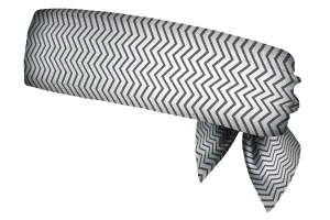 Chevron Mini Charcoal Head Tie (SKU 1789 HTB)