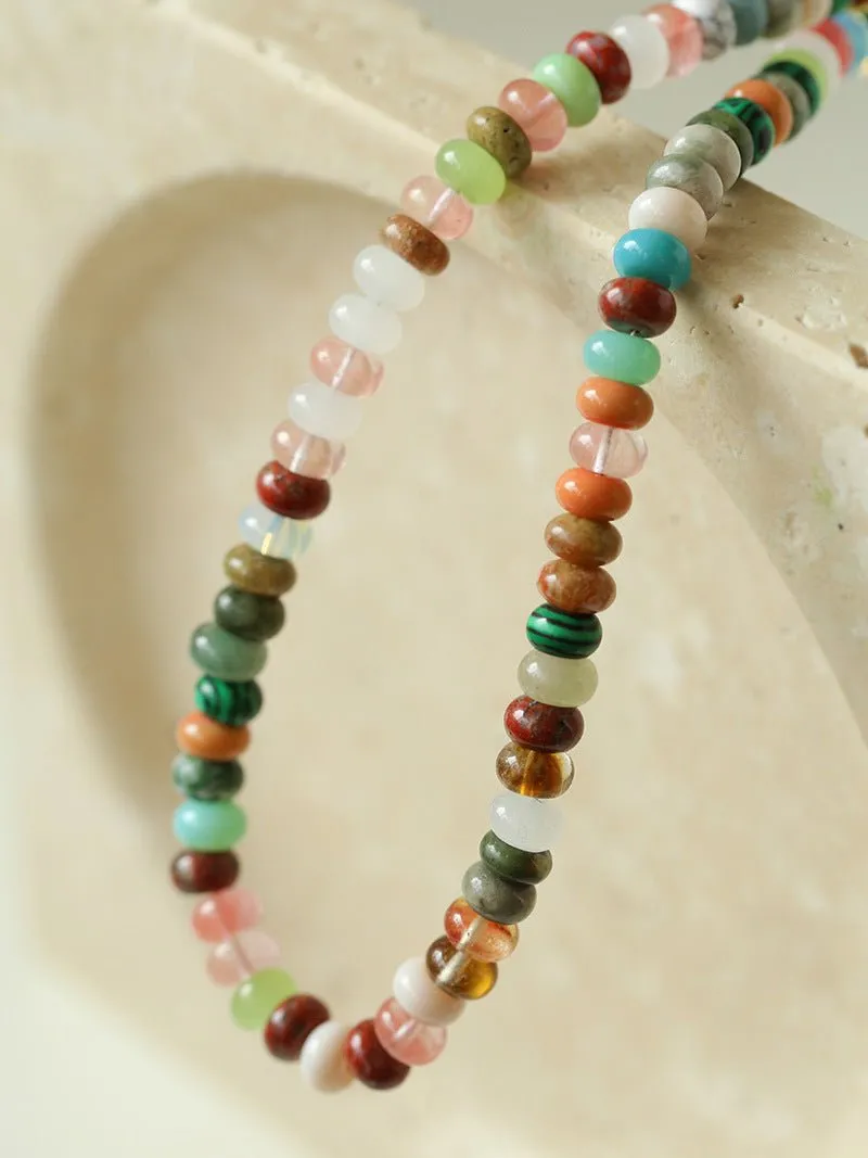 Colorful Stone Beaded Necklaces