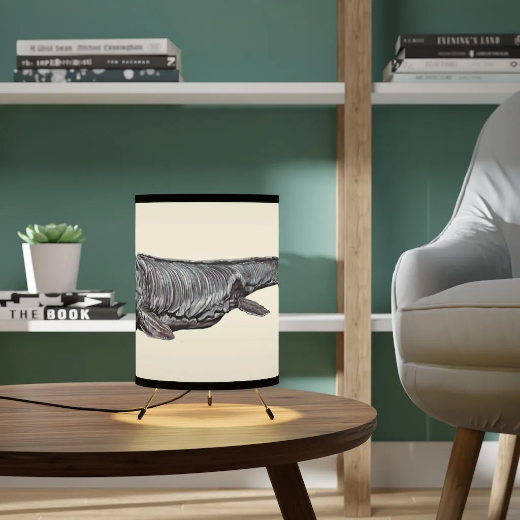 Dino Sea Creature Tripod Lamp with High-Res Printed Shade, US/CA plug