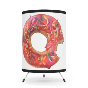 Donut Tripod Lamp with High-Res Printed Shade, US\CA plug