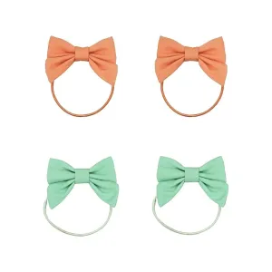 Fable Bow Ponies set of 4 - Jade Melon