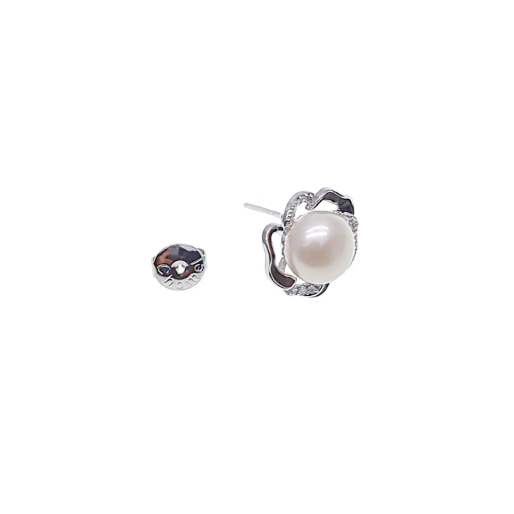 Flower Freshwater Pearl Earrings