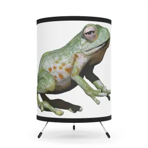 Frog Tripod Lamp with High-Res Printed Shade, US\CA plug