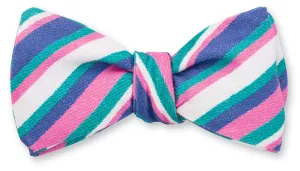 Lavender Summer Stripe Bow Tie - B5485