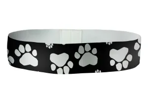 Loopty Loop Paw Prints Black & White