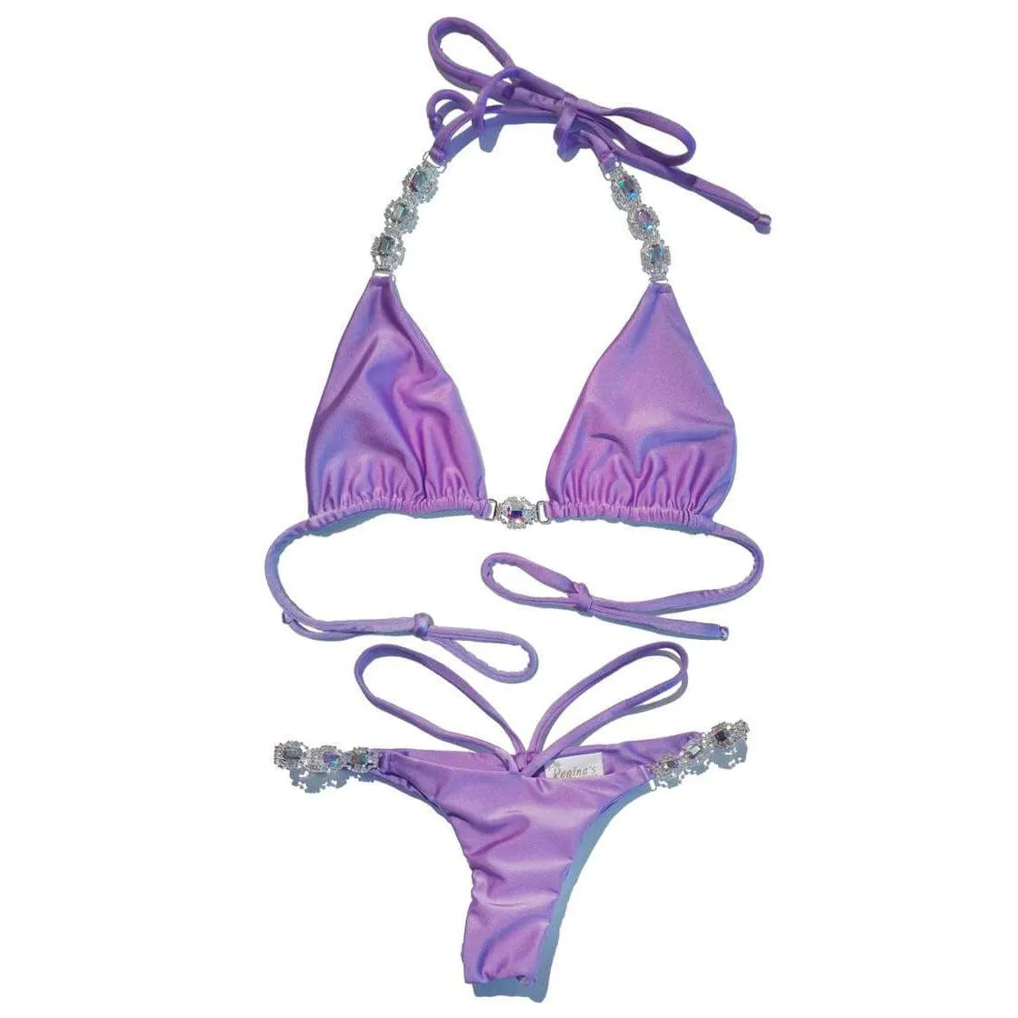 Shanel Triangle Top & Tango Bottom - Purple