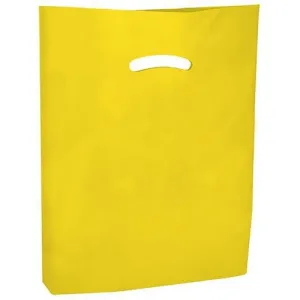 Super Gloss Die Cut Handle Bags - 9 x 12 - (Yellow)