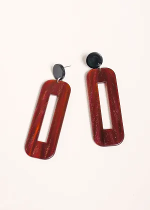 TABITHA RESIN DROP EARRINGS