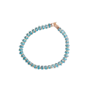 Teal Gemstone Bracelets